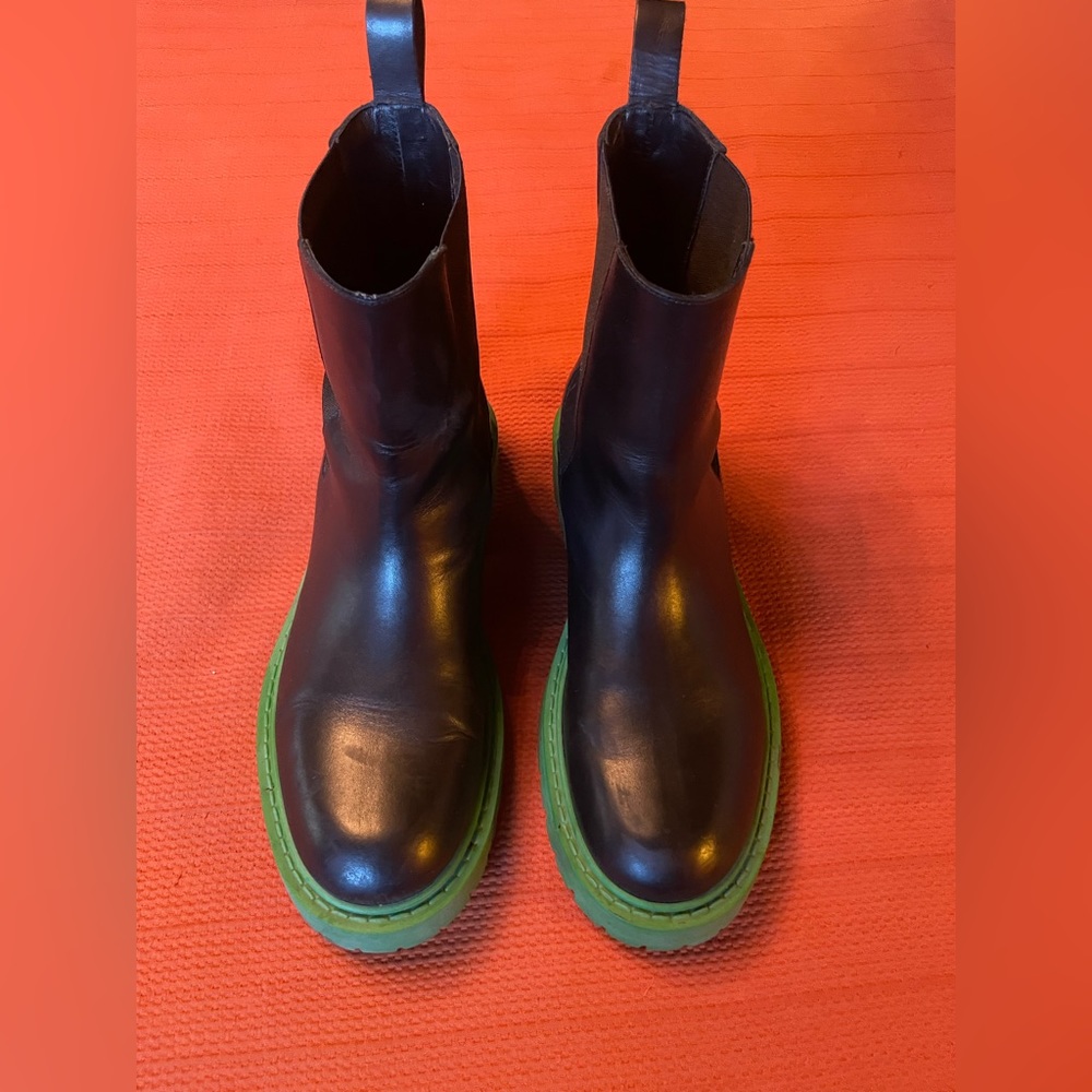 Kenzo x H&M Chelsea leather boots Size 9 us 42 eur pre-owned men/unisex